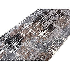 Килим 1х2 сіра абстракція Mira 24037/123, фото 4