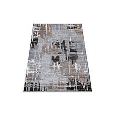 Килим 80х150 овал сіра абстракція Mira 24037/123о, фото 5