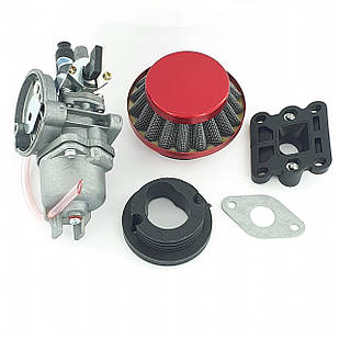 Карбюратор дитячого квадроцикла 49 50 65 кубів  фільтр прокладка  колектор