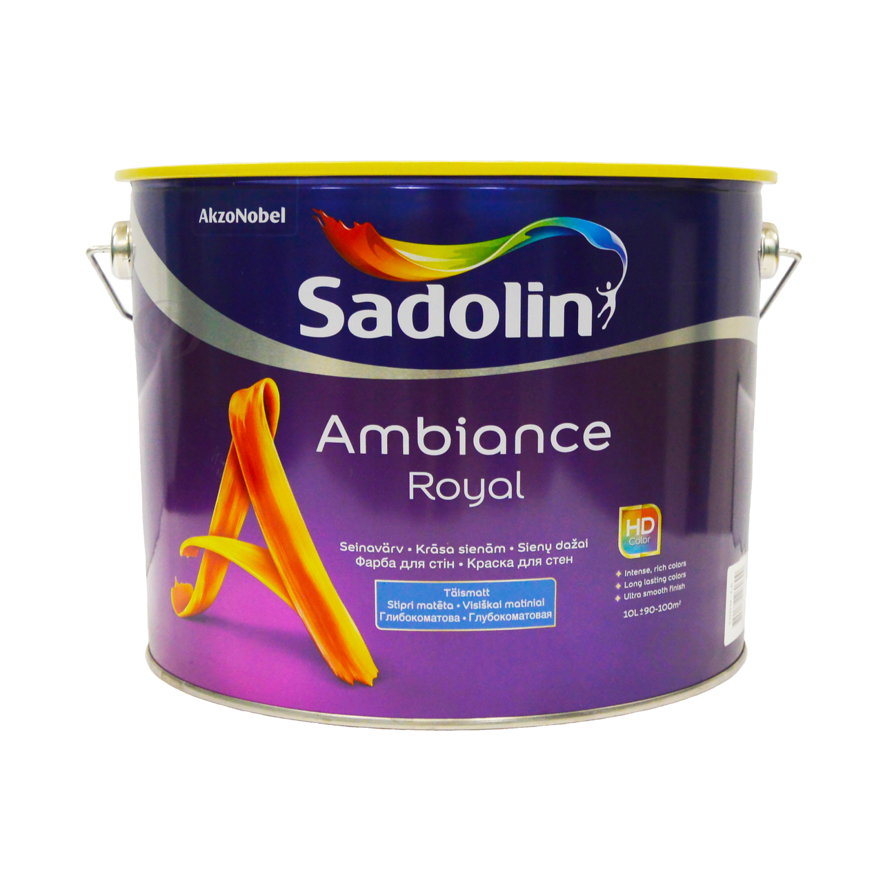 Акриловая краска Sadolin Ambiance Royal, 9,3л, прозрачная (Садолин Эмбианс Роял) - фото 1 - id-p1934304309