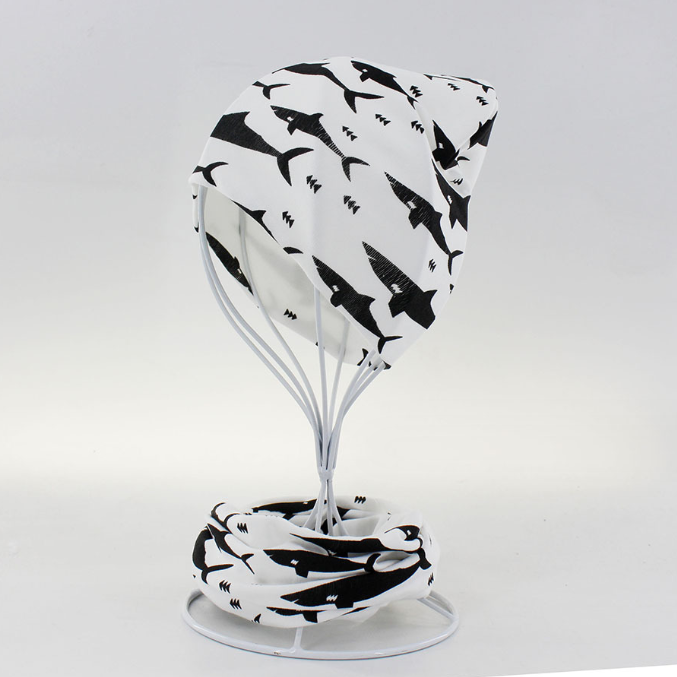 Демісезонний набір: дитяча шапка і шарф-хомут, фото 1