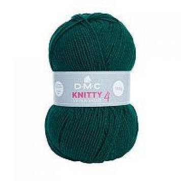 DMC Knitty 4 50 гр, колір Темний зелений 839