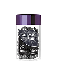 Капсули для волосся Elips «шовковиста ніч» 50 ШТ/SILKY BLACK WITH PRO-KERATIN COMPLEX