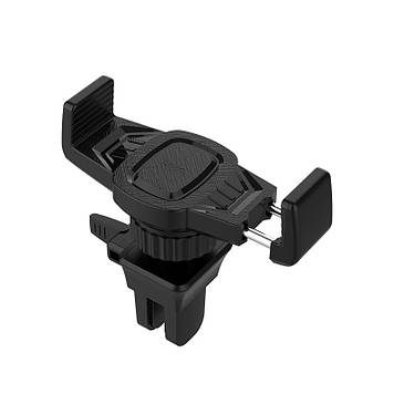 Автотримач універсальний Hoco CA38 Platinum sharp air outlet in-car holder, Black (6957531086338)