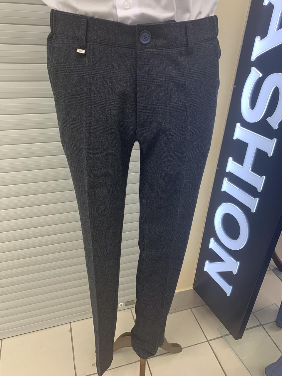 Штани чоловічі relaxed fit West-Fashion модель А 850 синьо-сірі