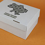 Коробка подарункова "Слава Україні" 250*170*110 Коробка українська вишиванка мілітарі, фото 5