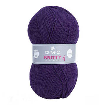 DMC Knitty 4 50 гр, колір Темний фіолетовий 840