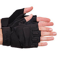 Тактичні рукавички без пальців BLACKHAWK BC-4380-3 (M-XL, чорний)