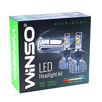 Лампа Winso LED H7 12/24V потужність 60 Вт, світловий потік 8000 Лм., 6500 К, ZES Chip