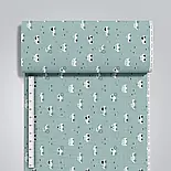 Лоскуток. Бязь "Машинки" на м'ятному No М-3129, 59*160 см, фото 8