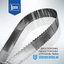 Широкі стрічкові пили по дереву для професійних пилорам Uddeholm 100×1,1 (Швеція) вальцювання стеліт сервіс