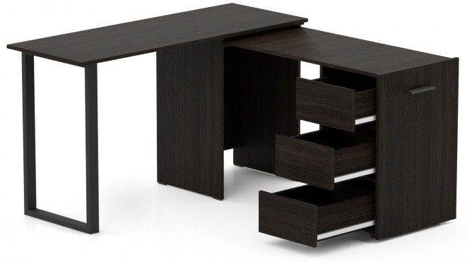 Стіл-трансформер Hobana-Jambo (Венге) 3 шухляди ТМ Knap Knap