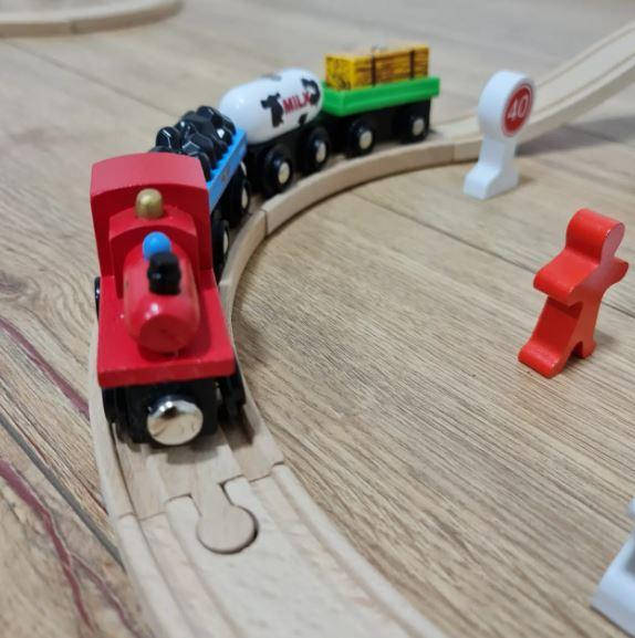 Дерев'янна залізна дорога Avko 100 елементів: продаж, ціна у Києві