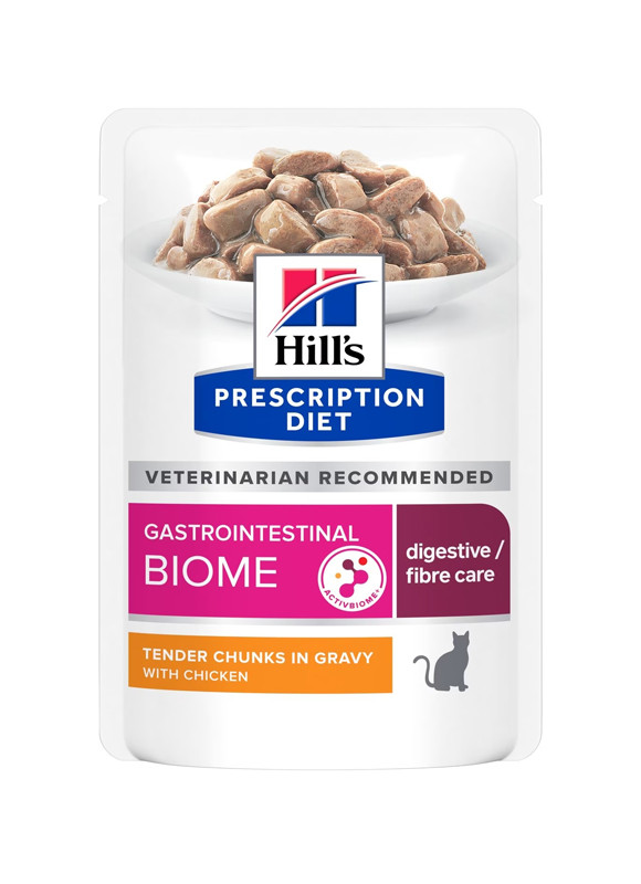 Hill's Prescription Diet Feline Gastrointestinal Biome вологий корм для кішок з проблемами травлення 85 г