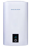 Бойлер плоский эмалированный бак мокрый тэн 80л OCEAN FLAT