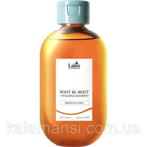 Шампунь для сухої шкіри голови Lador Root Re-Boot Vitalizing Shampoo Propolis Citron 300 мл