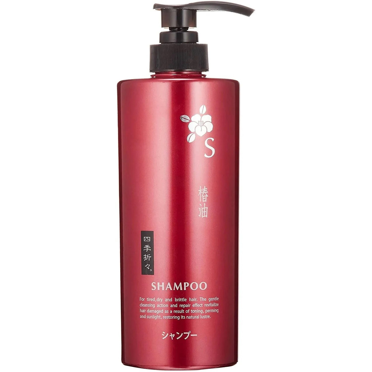Шампунь Kumano Tsubaki Red Camellia Oil Shampoo Регенерирующий 600 мл ...