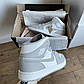 Чоловічі високі кросівки Nike Air Jordan 1 Retro Grey Mid (біло-сірі) молодіжні демісезонні кроси J0348v, фото 2