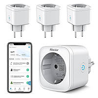 Набір 4 шт. смарт розеток для розумного будинку Rbcior з Google Home