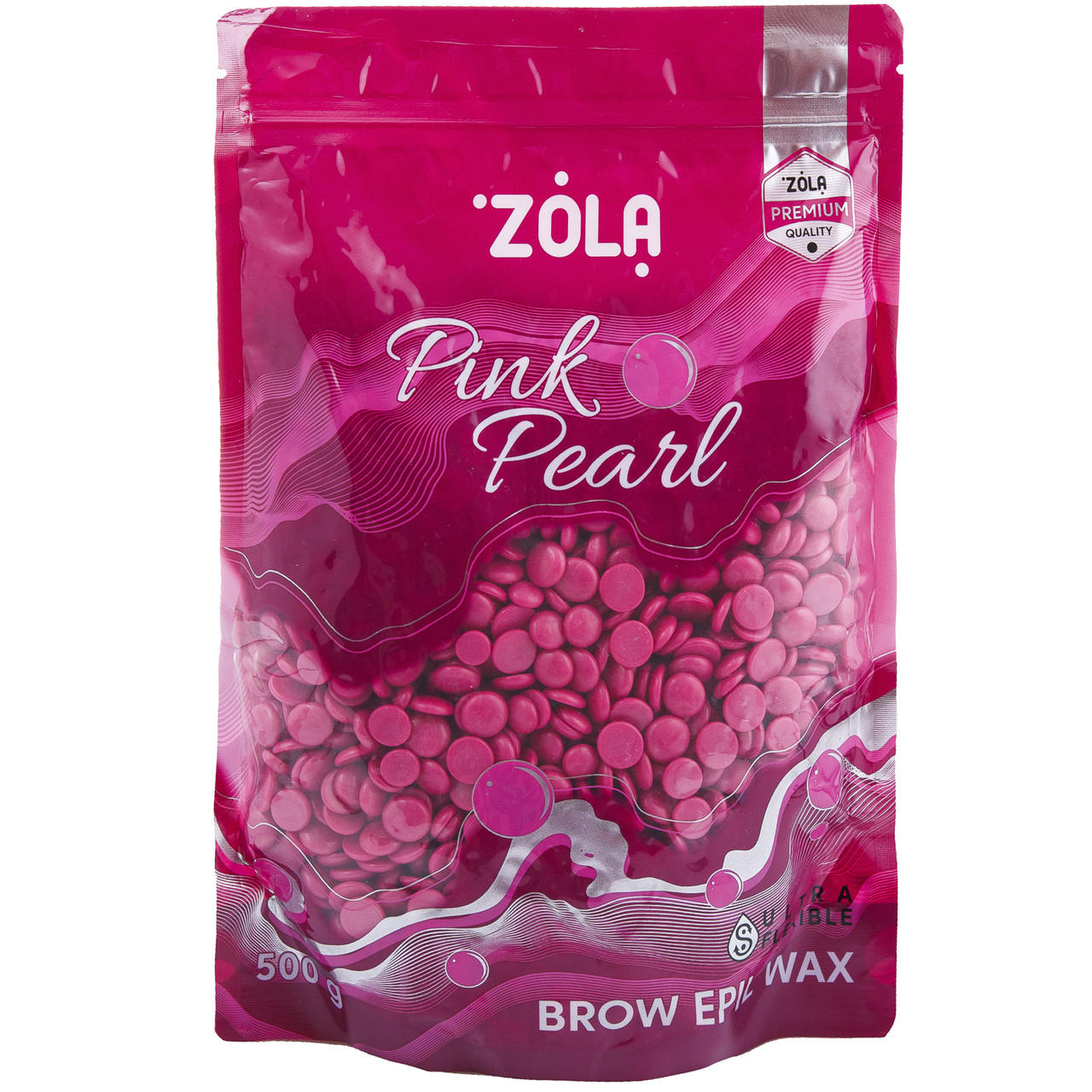 Віск гранульований для брів Pink Pearl Zola, 500 г