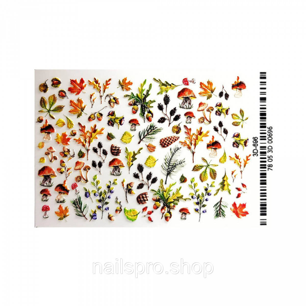 Слайдер для дизайну нігтів 3D 696, фото 1