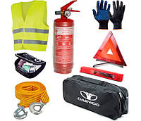 Набор автомобилиста техпомощи для Daewoo ПРЕМИУМ с логотипом авто на сумке