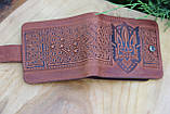 Стильний гаманець, ручна робота, фото 3