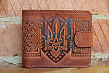 Стильний гаманець, ручна робота, фото 7
