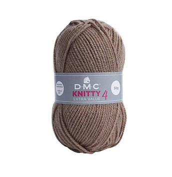 DMC Knitty 4 50 гр, колірТемно-бежевий 947