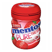 Жевательные драже с клубникой БЕЗ САХАРА Mentos Pure Fresh 60г Польша