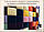 Велюрова м'яка оксамитова настінна панель 180 * 90 * 4 см Оранж, фото 6