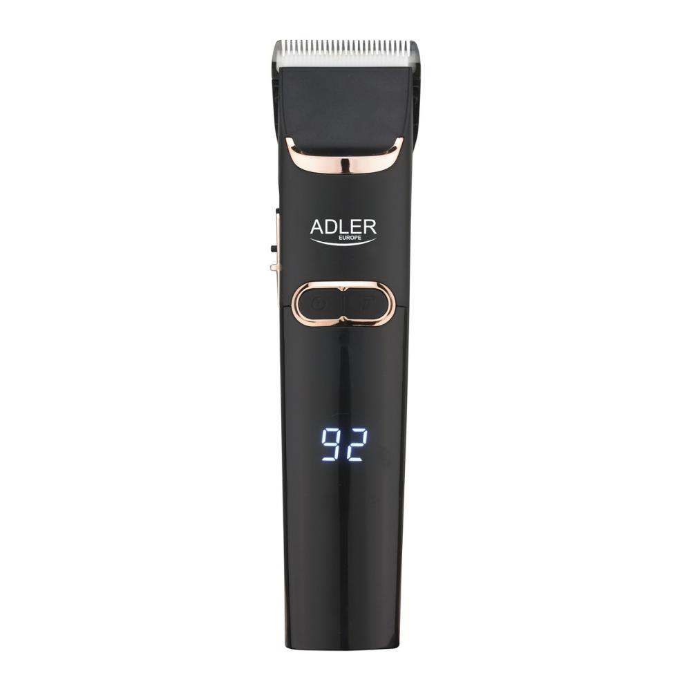 Машинка для стрижки акумуляторна + насадки Adler AD 2832 (до 90 хв роботи, 40 Вт, керамічне лезо)
