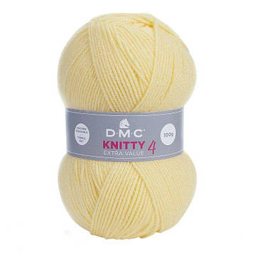 DMC Knitty 4 50 гр, колір Ніжно-жовтий 957