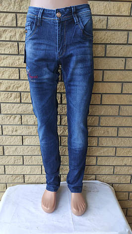 Джинси демісезонні жіночі коттонові стрейчеві, є великі розміри FANGSIDA, фото 1