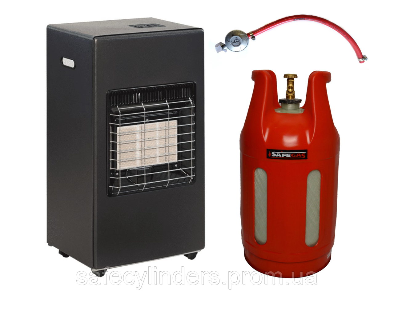 Газовий обігрівач керамічний Camilla 4200 I + Композитний газовий балон SafeGas 24 л. - фото 1 - id-p1911630081