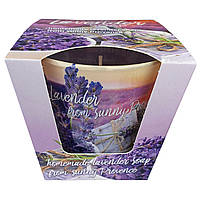 Ароматическая свеча Лавандовое мыло (Lavender Soap) 115 г, Bartek. Польша (12)