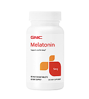Melatonin 5 мг - 60 таблеток - GNC (Для сна Мелатонин)