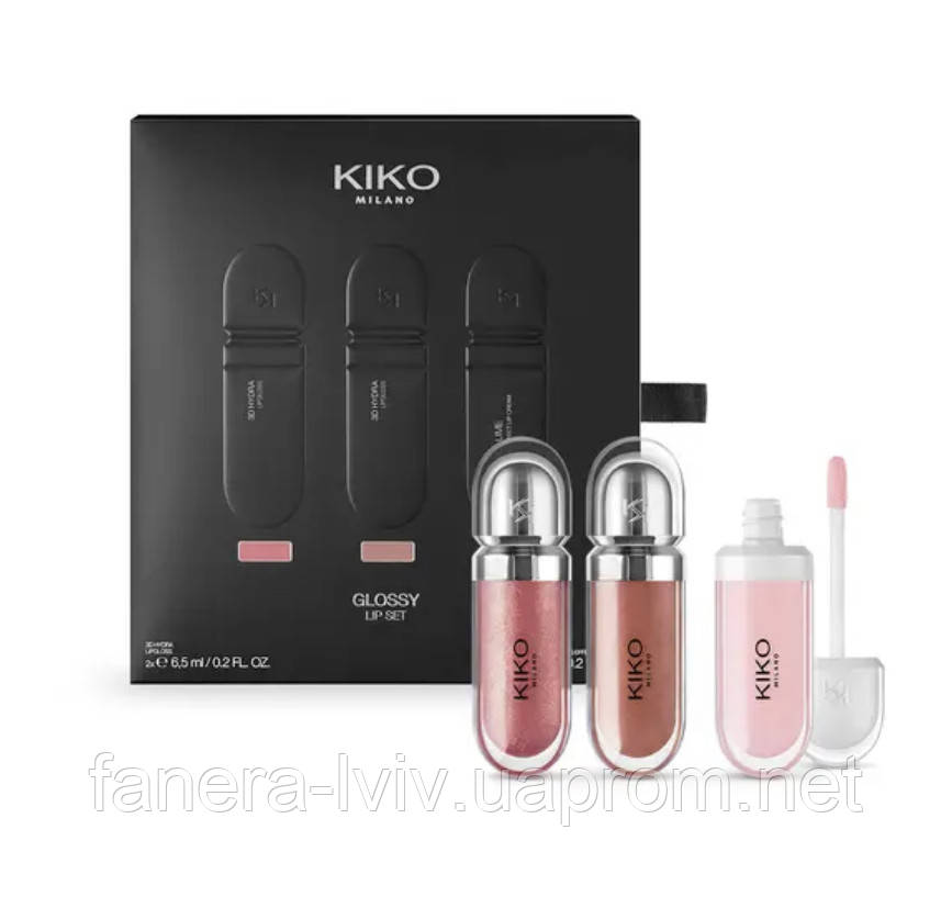 Kiko Milano набір блисків для губ  glossy lip set