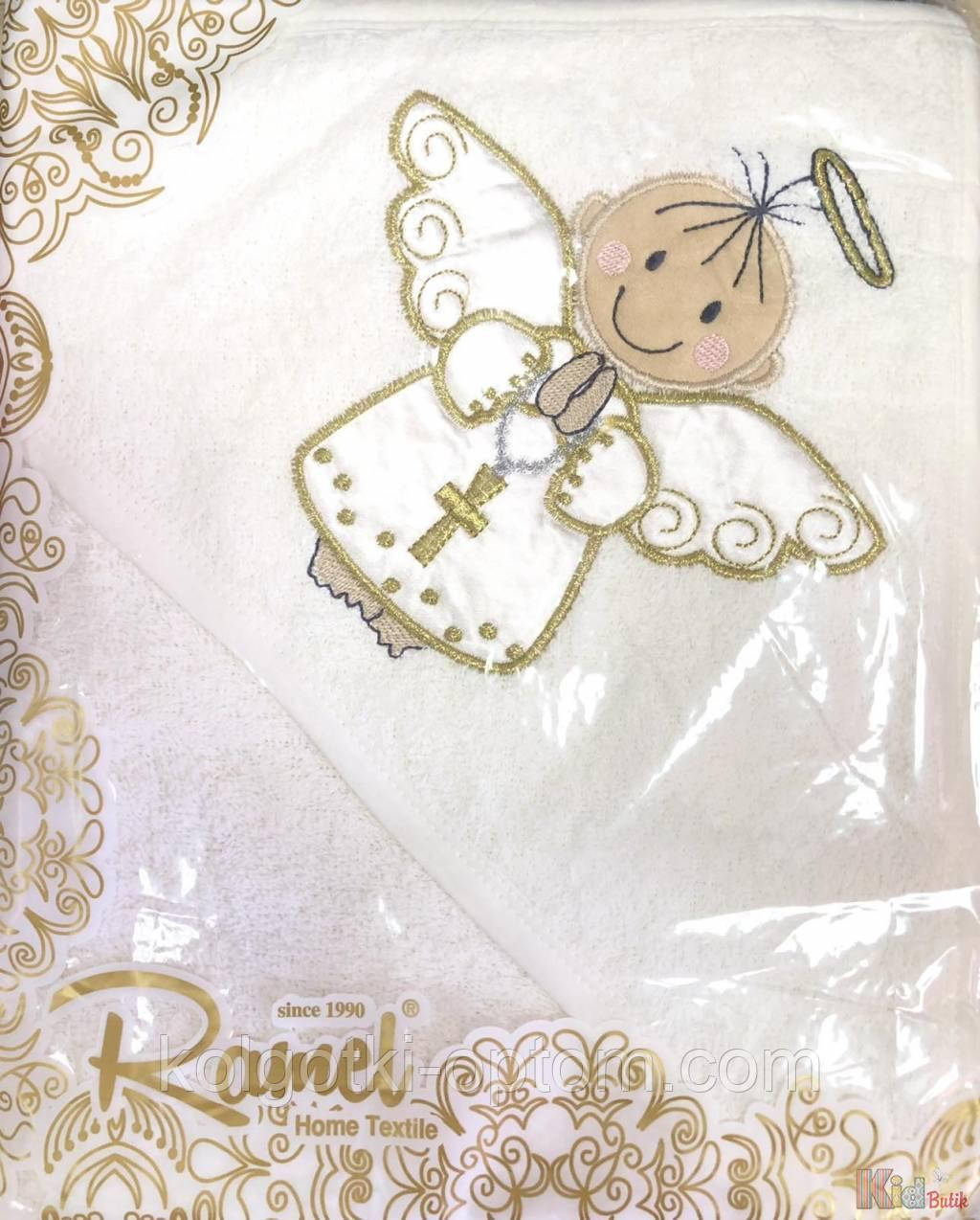 ОПТОМ Крижма біла махрова "Ангел" Ramel Kids 2125000821122