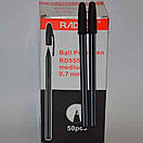 Ручки кулькові 555 чорний стержинь упаковка 50 шт, фото 2