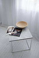 Журнальний столик 55х50х45 в стиле Loft серый