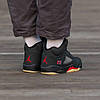 Зимові Кроссовки Nike Air Jordan 5 Retro Gore-Tex Black / Найк Аїр Джордан 5 Ретро Гор Текс Чорні з Червоним, фото 10