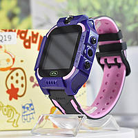 Детские часы с сим картой Z6 smart baby watch Умные часы отслеживание прослушка звонки фиолетовый