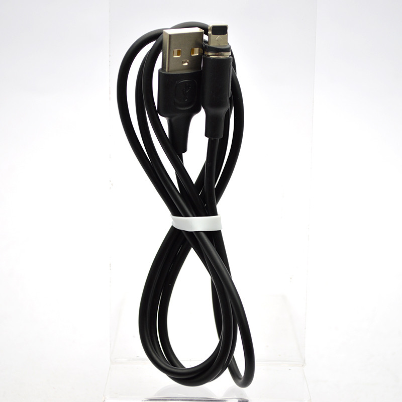 Кабель Tornado TX14 Lightning 2.4A 1M Magnetic Cable Black, фото 2