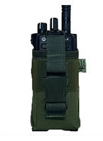 Подсумок под рацию олива ВТ 2542, тактический подсумок под рацию армейский, военный подсумок под рацию