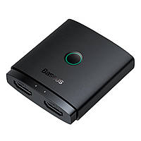 HDMI свич переключатель Baseus AirJoy Series 2-in-1 Bi-Directional HDMI Switch (2in1or 1in2). Black