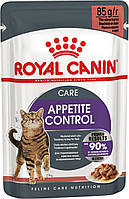 Вологий корм для дорослих кішок Royal Canin Appetite Control Care шматочки в соусі 85 г (90035 PM, код: 7581597