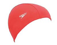 Шапочка для плавания Speedo Polyester Cap красный унисекс OSFM арт 8-710080000-4
