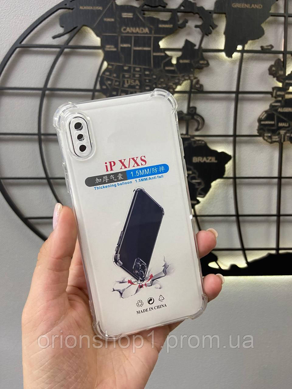 Купить Силиконовый прозрачный чехол для iPhone X/iPhone XS ...