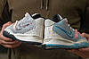Чоловічі кросівки Nike Kyrie 7 Pale Ivory White Blue Pink Black CZ0141-100, фото 9